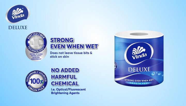 VINDA Deluxe Toilet Paper 3ply 16 rolls