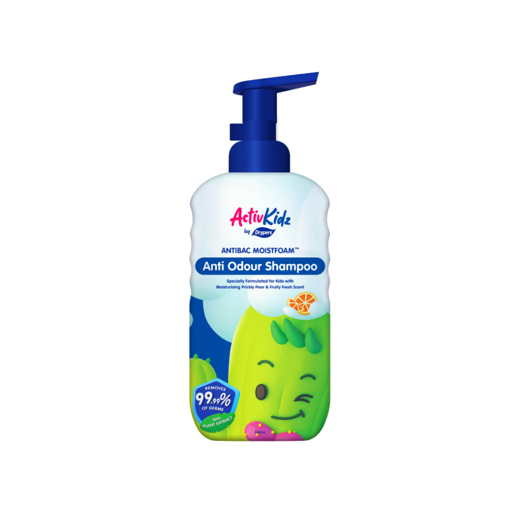 ActivKidz Drypers Anti Bacterial Anti Odour Shampoo 550ml