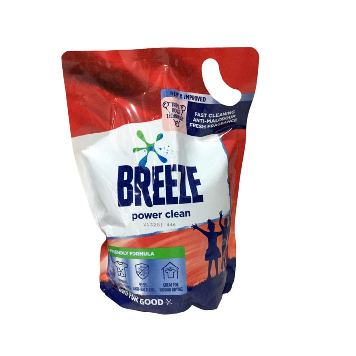 Breeze Liquid Power Clean (Refill Pack) 1.5kg - Laundry
