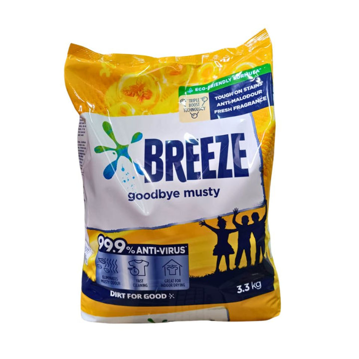 Breeze Powder Goodbye Musty 3.3kg - Laundry - Powder