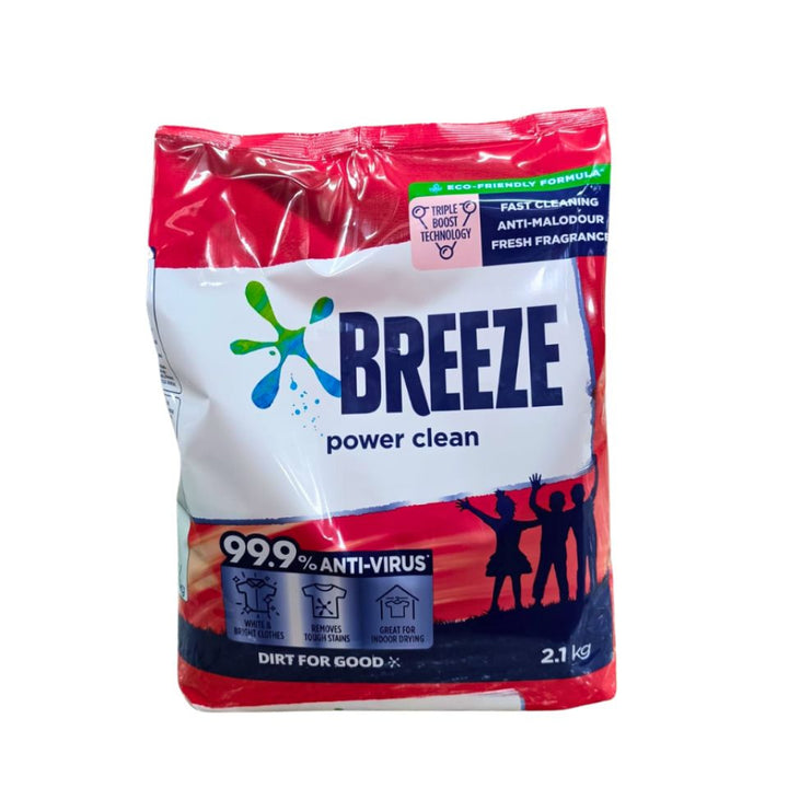 Breeze Powder Power Clean 2.1kg - Laundry - Powder Detergent