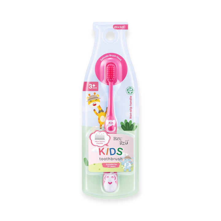 BzuBzu Kids Toothbrush Pink - Baby & Kid - Oral Care