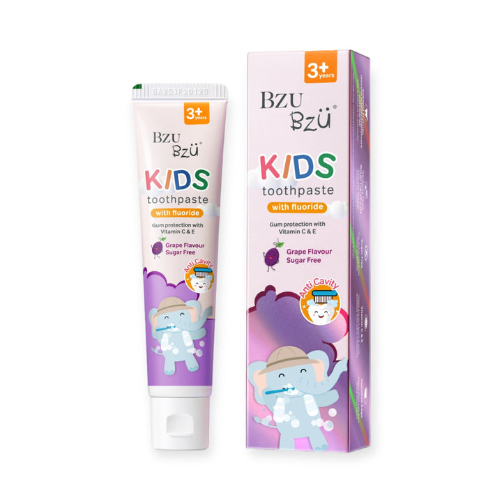 BzuBzu Kids Toothpaste Grape 50G - Baby & Kid - Oral Care