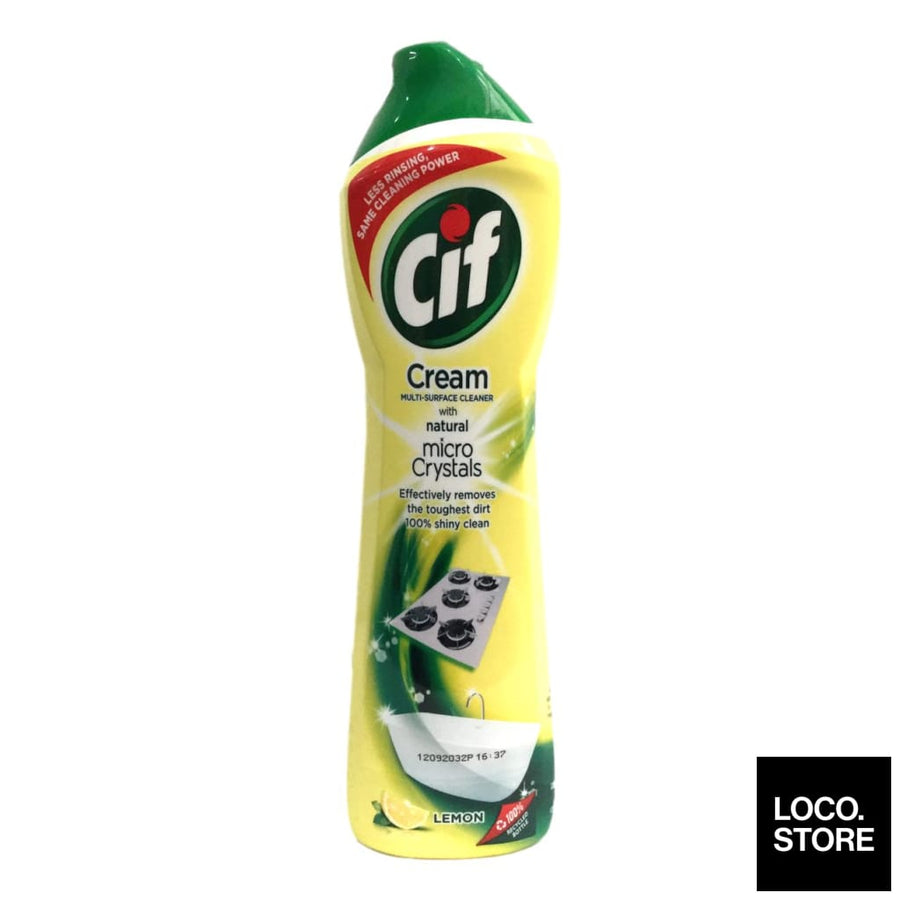 Cif Cream Lemon 660ml - Household