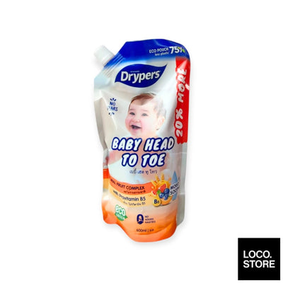 Drypers Baby Head to Toe 500ml Fruit - Baby & Kid - Body
