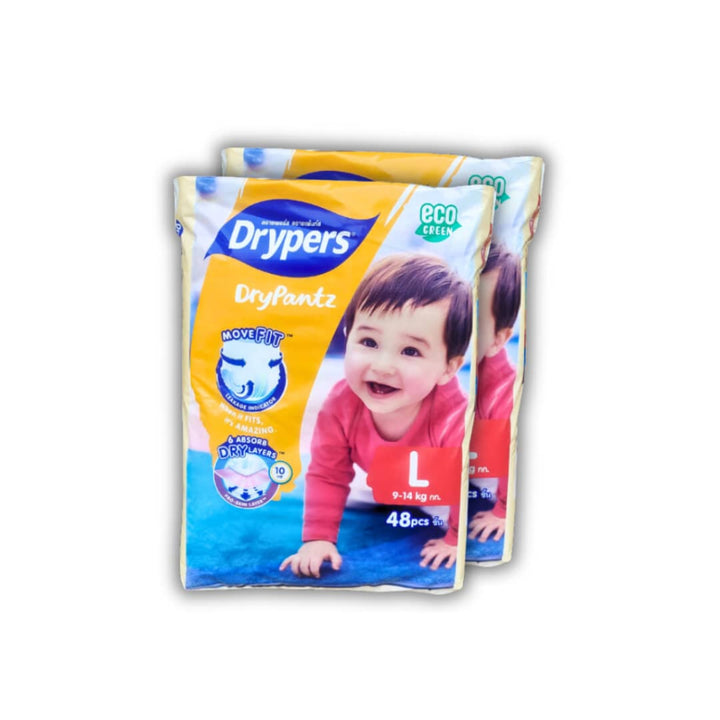 Drypers Drypantz Mega L 2x 48s Twin Pack Bundle [96 Pieces]