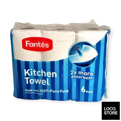 Fantes Kitchen Towel 6 rolls x 55s - Household - Kitchen
