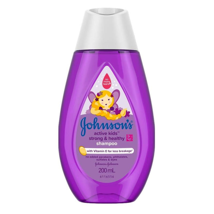 Johnsons Active Kids Strong & Healthy Shampoo 200ml - Baby &
