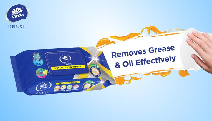 VINDA Deluxe Kitchen Wipes 40s