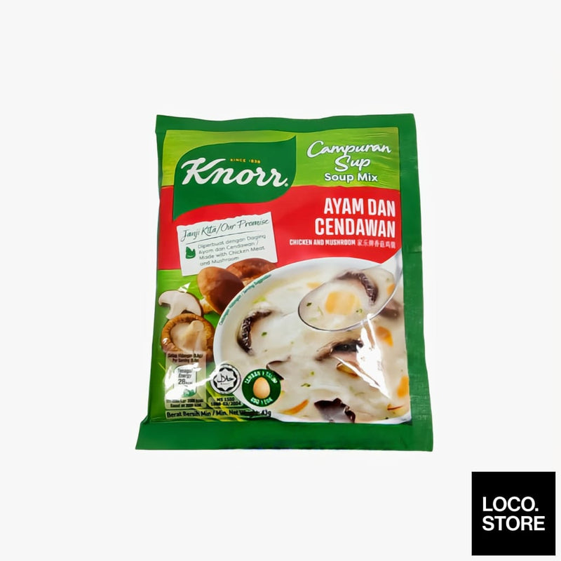 Knorr Soup Chicken & Mushroom 43G - Instant Food - Mashed