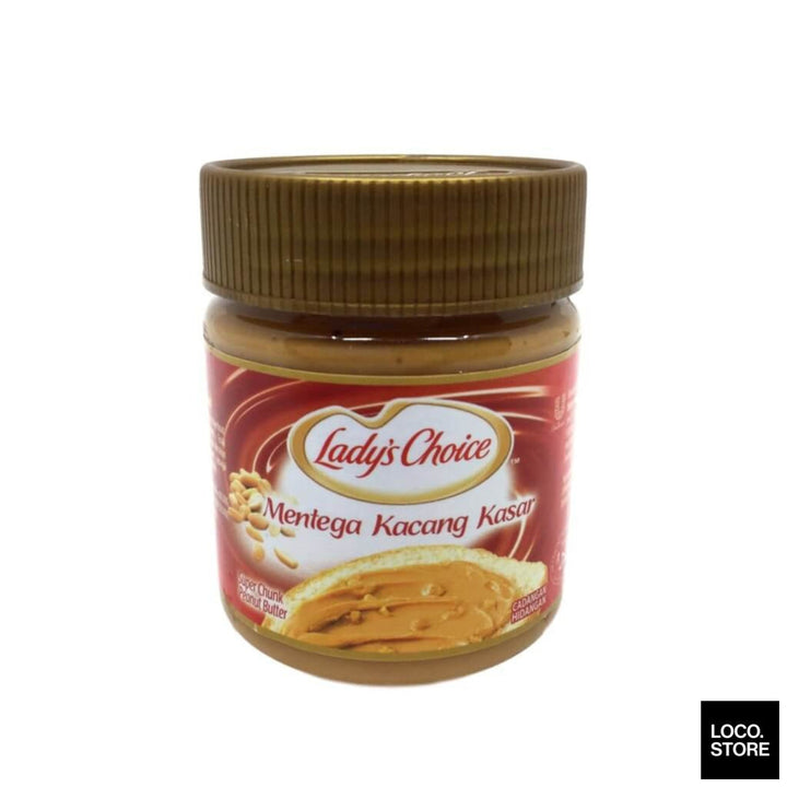 Ladys Choice Peanut Butter Chunky 340g - Spreads & 