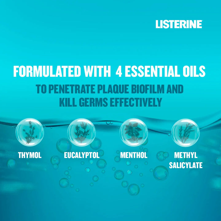 Listerine Cool Mint 750ml Twin Pack - Oral Care - Mouthwash