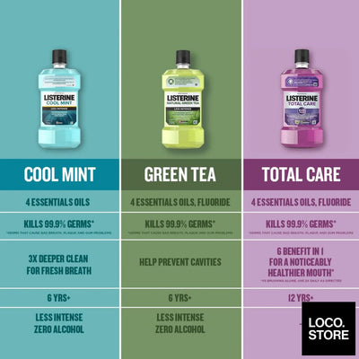 Listerine Mouth Wash Cool Mint 100ml - Oral Care - Mouthwash