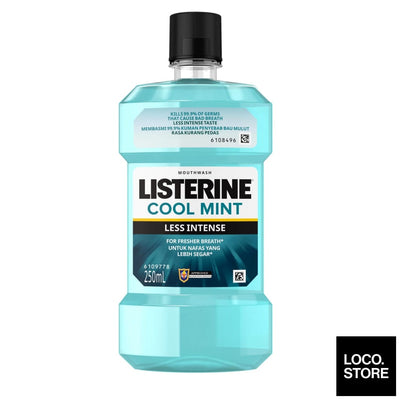 Listerine Mouth Wash Cool Mint Less Intense 250ml - Oral