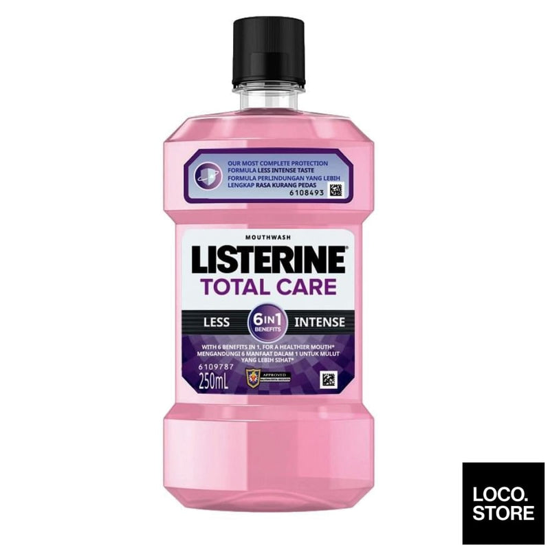 Listerine Mouth Wash Total Care Less Intense 250ml - Oral