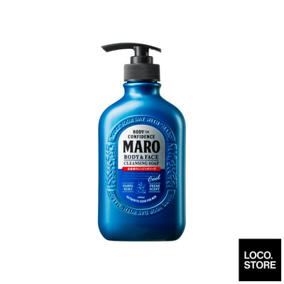 Maro Body & Face Cleansing Soap Cool 400ml - Men’s Hair -