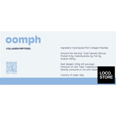 OOMPH Collagen Peptides 230g - Nutrition Drinks & Shakes
