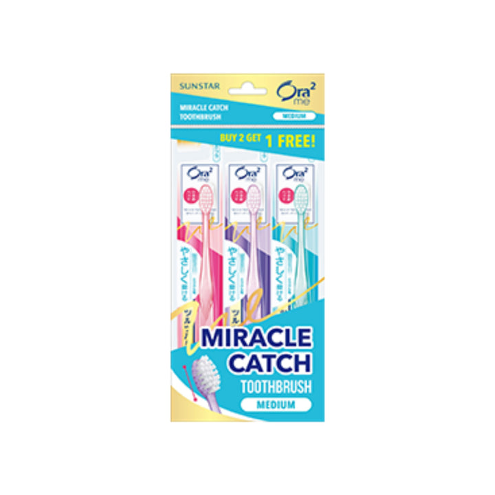 Ora2 Me Miracle Catch Toothbrush Compact Head Value Pack
