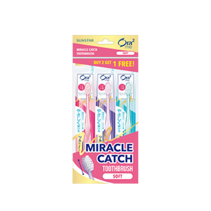 Ora2 Me Miracle Catch Toothbrush Compact Head Value Pack
