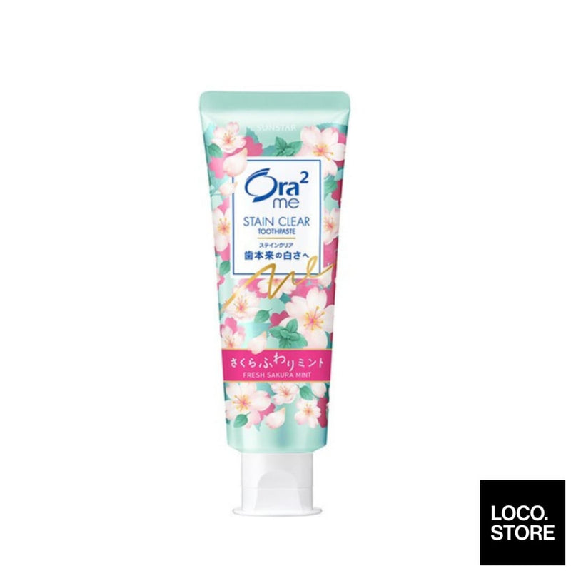 Ora2 Me Stain Clear Toothpaste Fresh Sakura Mint 130G - Oral