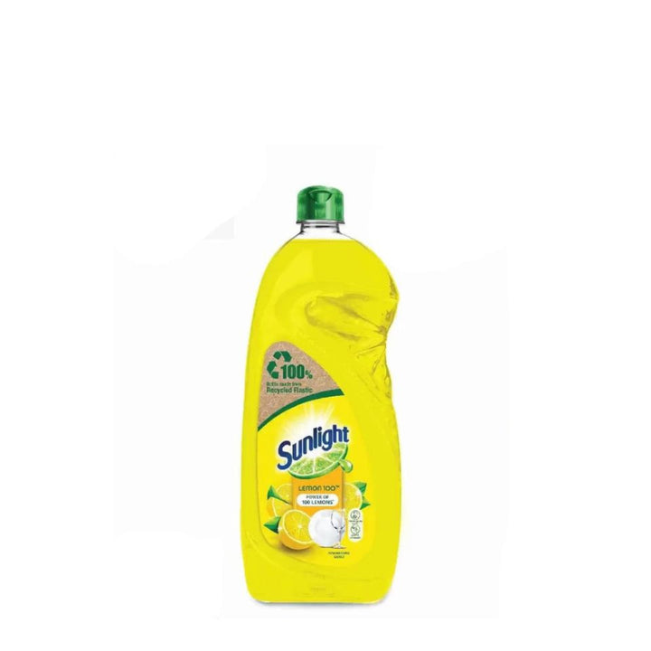 Sunlight Dishwash Liquid Lemon 400ml - Household Cleaning