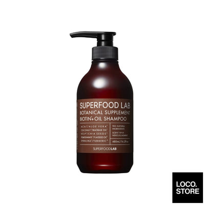 Superfood Lab Biotin + Oil Shampoo 480ml - Hair - Shampoo
