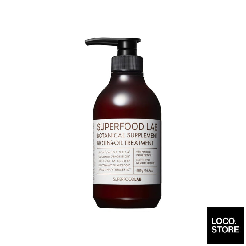 Superfood Lab Biotin + Oil Treatment 480ml - Hair -