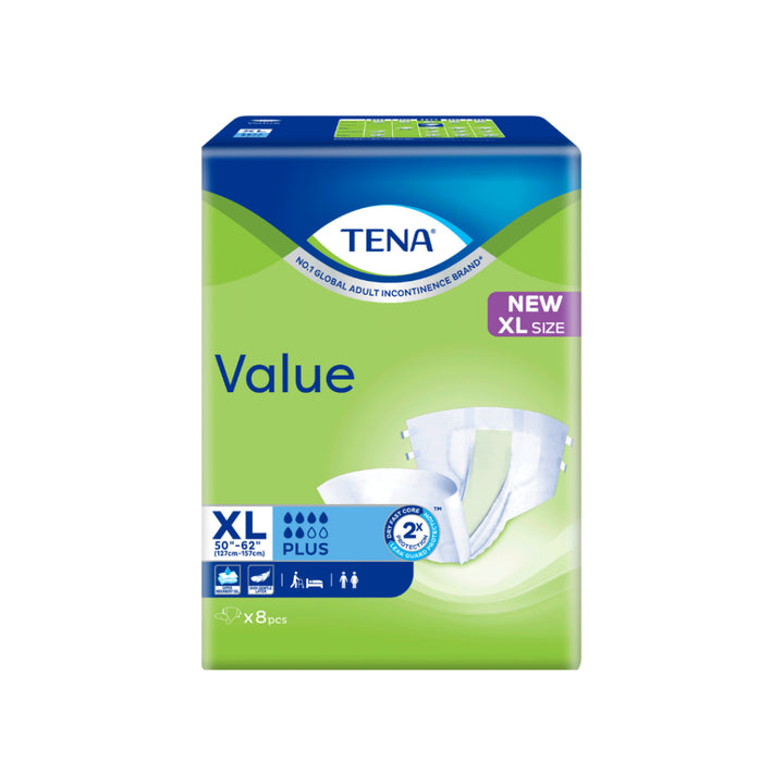 Tena Value Adult Diaper XL 8S - Wellness - Adult Diaper &