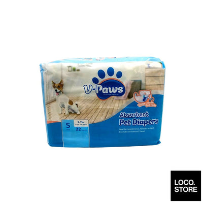 V-Paws Absorbent Pet Diapers S22 - Pet Diapers