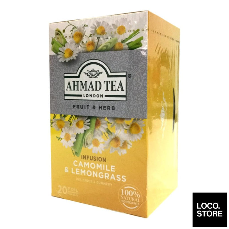 Ahmad Tea Camomile & Lemongrass 20 Teabags - Beverages