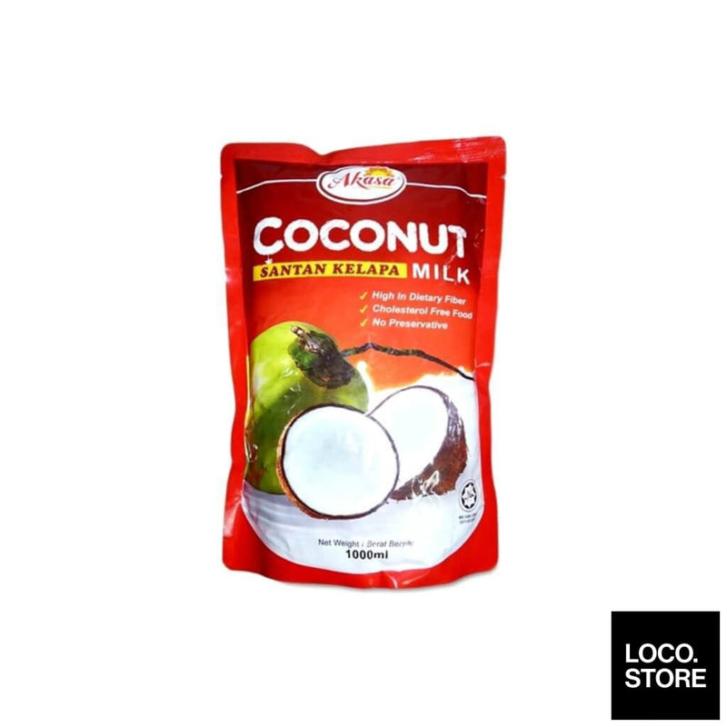 Akasa Coconut Milk (Pouch) 1000ml - Cooking & Baking