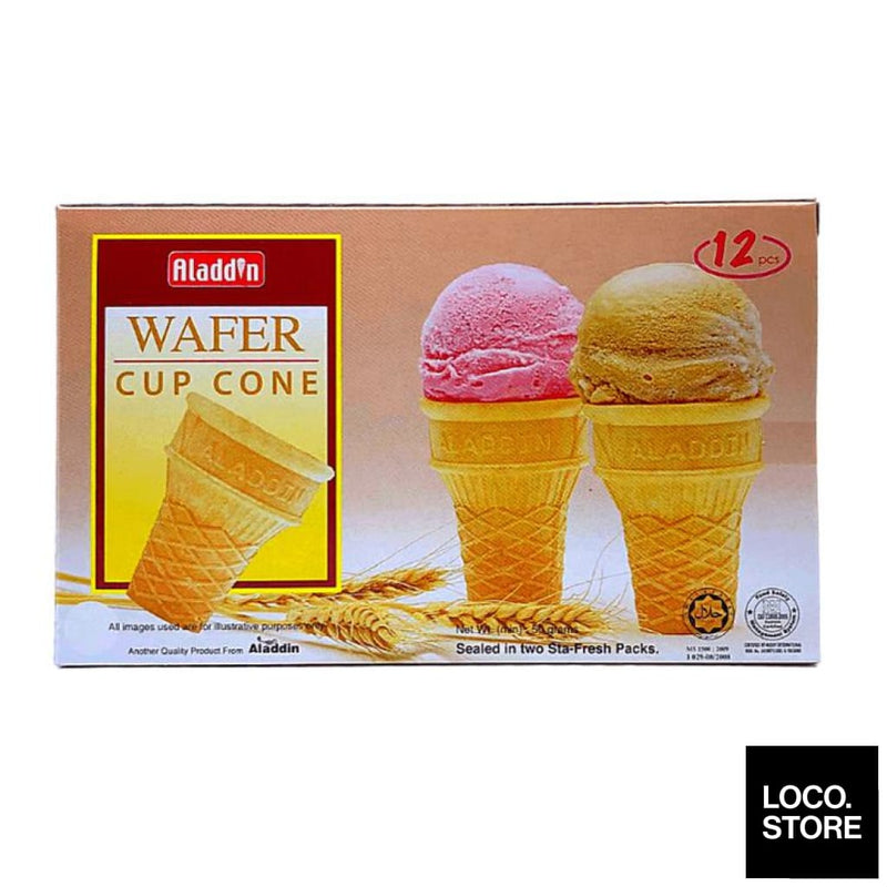 Aladdin IceCream Wafer Cup Cone 12s - Ice Cream