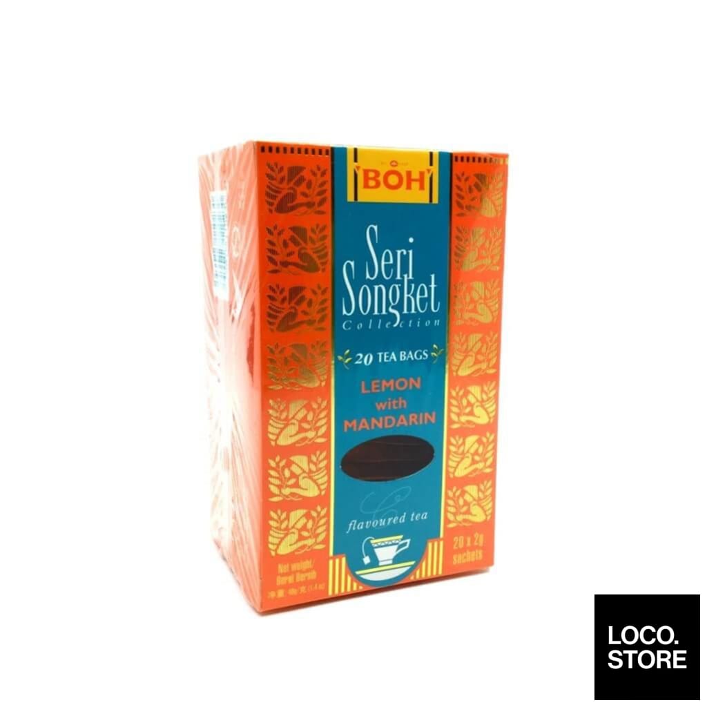 Boh Tea Seri Songket Lemon With Mandarin 20S - Beverages