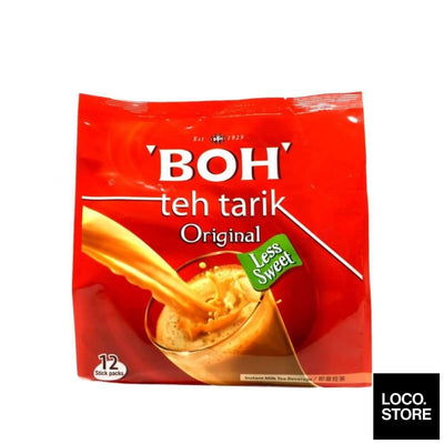 Boh Tea Teh Tarik Kurang Manis Original New Stick Pack 12s -