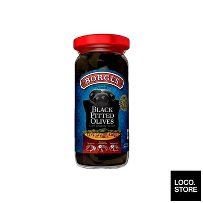 Borges Olives Pitted Black 340g - Pantry