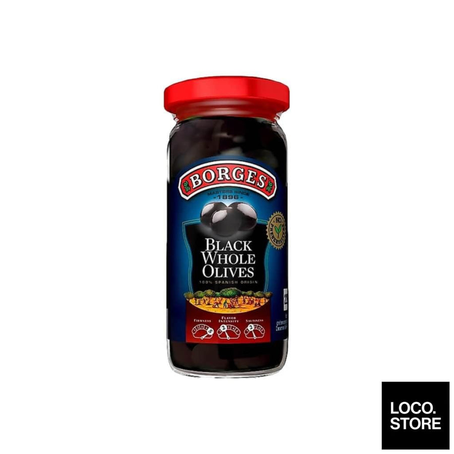 Borges Olives Whole Black 350g - Pantry