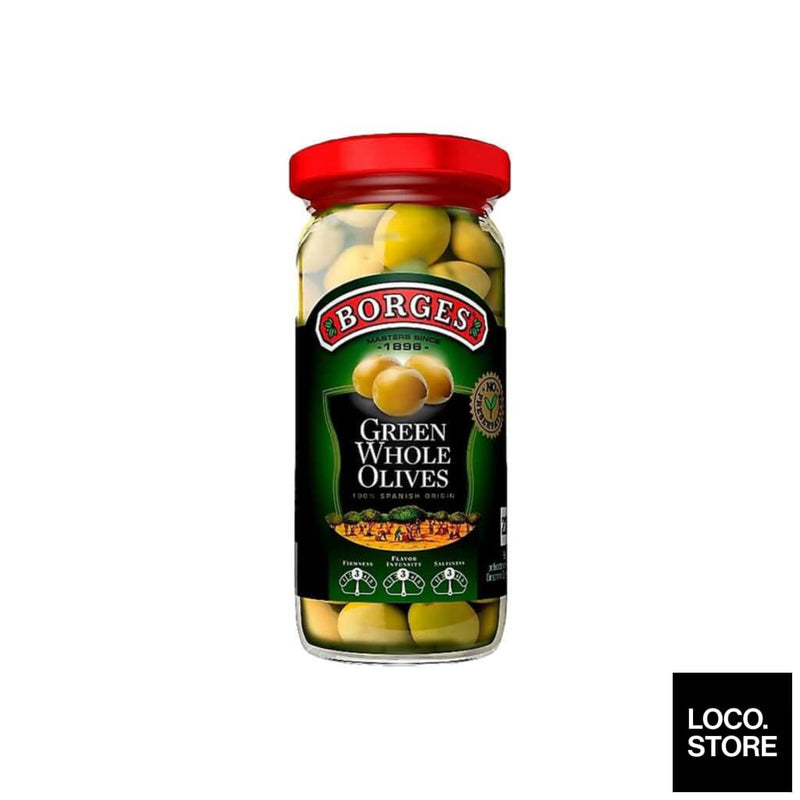 Borges Olives Whole Green 350g - Pantry