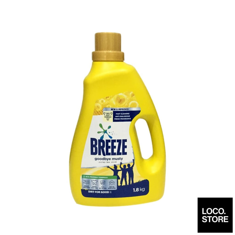 Breeze Liquid Goodbye Musty 1.8kg - Household