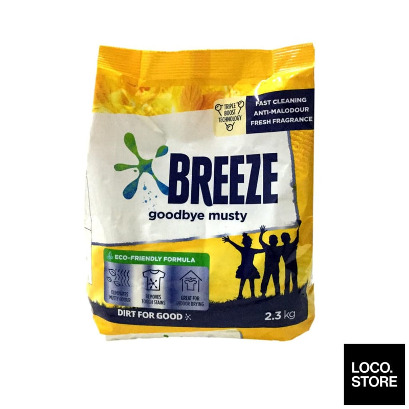 Breeze Powder Goodbye Musty 2.3kg - Household
