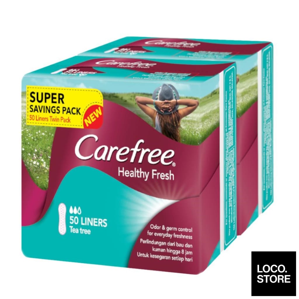 Carefree Healthy Fresh 50S X 2 Value Pack - Health & 