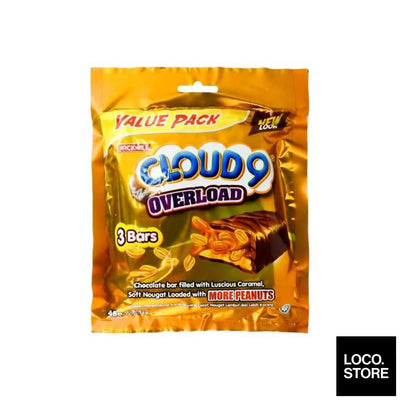 Cloud 9 Overload 45g X 3 - Biscuits Chocs & Sweets