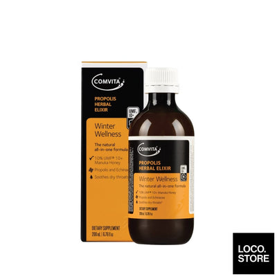 Comvita Propolis Herbal Elixir 200ml - Health & Wellness