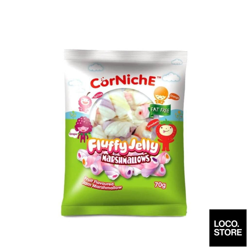 Corniche Fluffy Jelly Marshmallows 70g - Biscuits Chocs & 