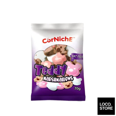 Corniche Teddy Marshmallows Assorted 70g - Biscuits Chocs & 