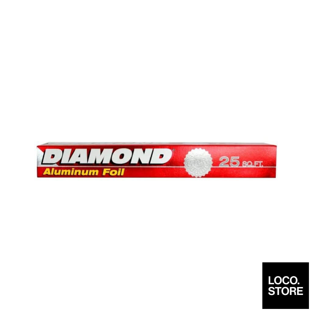 Diamond Aluminium Foil 25sf - Household