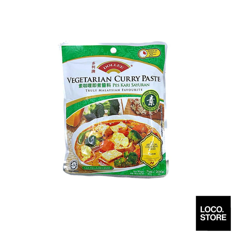 Dollee Vegetarian Curry Paste 200G - Cooking & Baking