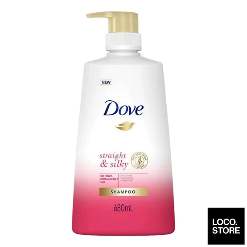 Dove Shampoo Straight & Silky 680ml - Hair Care