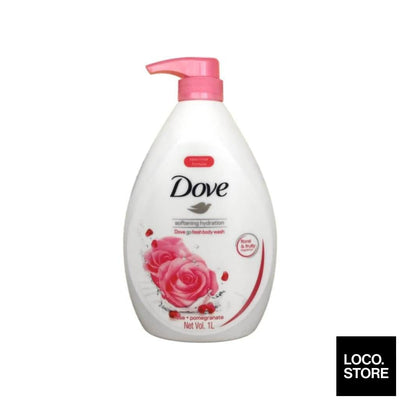Dove Shower Softening Hydration Rose 1000ml - Bath & Body