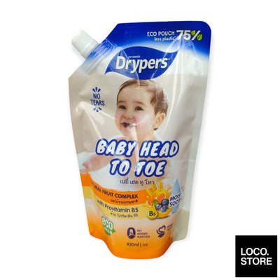 Drypers Baby Head To Toe 450ml Fruit Complex - Baby & Kid -