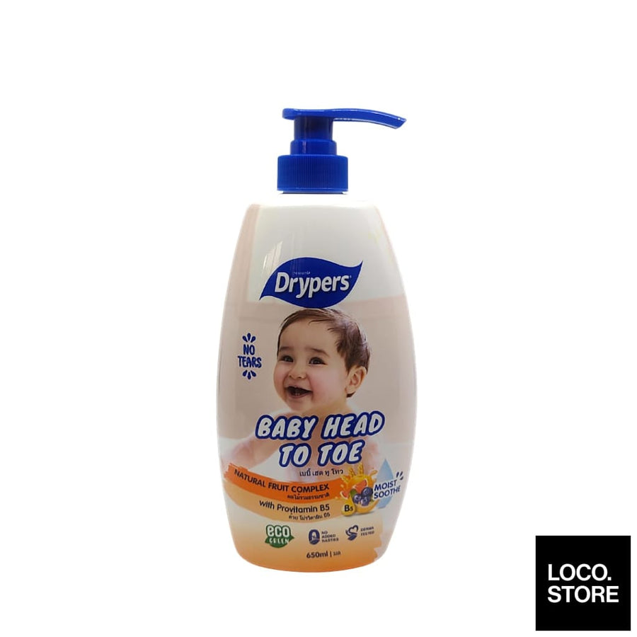 Drypers Baby Head To Toe 650ml Fruit Complex - Baby & Kid -